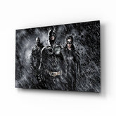 Batman, Catwomen and Bane Glass Wall Art.